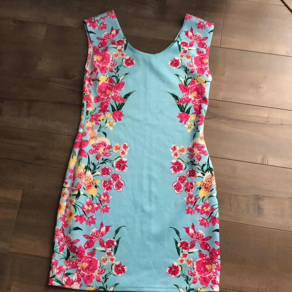 Floral mini dress